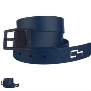 c4 classic skinny belt in navy